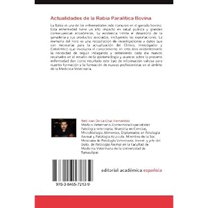 Actualidades de la Rabia Paralítica Bovina: Memorias