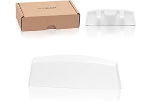 Ante bellum 45mm Fenster Wasserschlitzkappen 20 Stück, Fensterabflusslochkappen für effektive Entwässerung - Verhindern Sie Wasserschäden und Schwitzwasser an Ihren Fenstern (Weiss RAL9016)