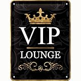 Sie können dieses Metall-Schild durch die vorgebohrten Löcher kinderleicht mit Nägeln an der Wand anbringen.