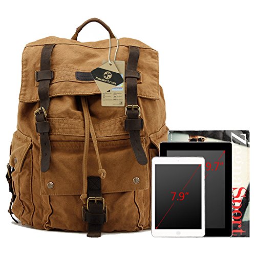 Koolertron - Multi-Function Sac dos sac de voyage sac de randonn e en toile vintage militaire Unisexe - id al pour Sony Canon Nikon Olympus DSLR ipad 2 ipad 3 mini ipad Google NEXUS 10 reviews Koolertron - Multi-Function Sac dos sac de voyage sac de randonn e en toile vintage militaire Unisexe - id al pour Sony Canon Nikon Olympus DSLR ipad 2 ipad 3 mini ipad Google NEXUS 10