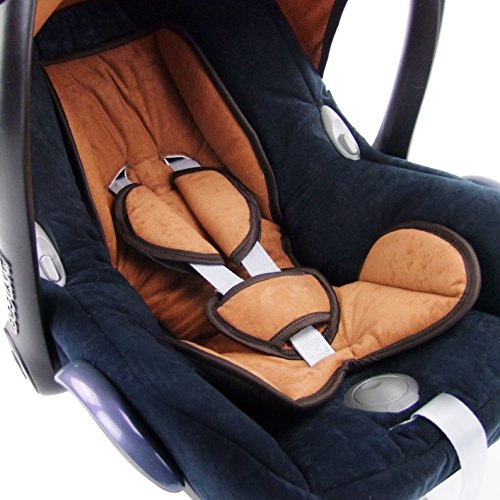 Babys-Dreams kompl. Ersatzbezug für Maxi-Cosi CabrioFix 7 tlg. Schwarz/Braun *NEU* Bezug für Babyschale Sommerbezug Cabrio Fix - 6