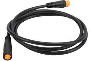 BuyWeek Câble d'Accélérateur de Vélo Électrique pour Bafang Moteur, Câble d'Extension d'Accélérateur de Pouce Étanche à 3 Broches Longueur de 87 cm