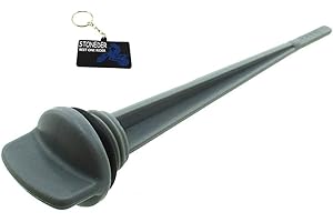 STONEDER Jauge d'huile moteur grise pour moto tout-terrain Lifan YX 125 cc, 140 cc, 150 cc, 160 cc, 200 cc, 250 cc, Pit Dirt Bike Stomp YCF IMR SSR ATV