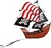 Produktbild Invento 106260 - Blackbeard's Ship Kite, Kinderdrachen Einleiner, Ab 8 Jahren, 86 x 83 cm Ripstop-Polyester 4-6 Beaufort