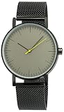 Damen Armbanduhr Giorgio&Dario Grau Quarz Gehause Stahl Analog Armband Stahl Schwarz
