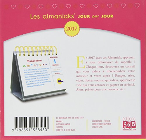 Almaniak Le bonheur par le vide 2017: Ranger pour changer sa vie