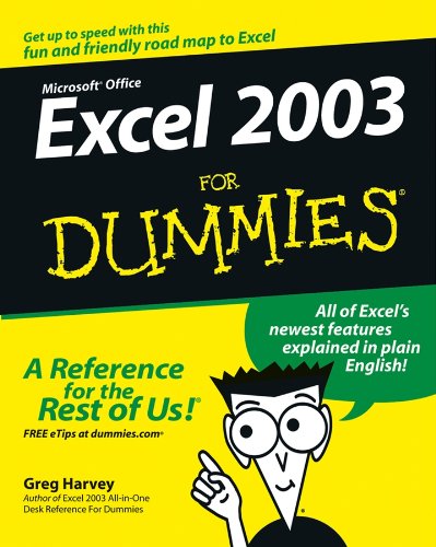 Download Excel 2003 For Dummies Download Excel 2003 For Dummies