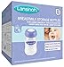 Lansinoh, Breastmilk Storage Bottles, 4 Bottles, 5 oz (160 ml) Each