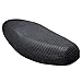 Produktbild atmungsaktiv Motorrad Sitzbezug - SODIAL(R) Motorrad Roller Anti-Rutsch Sitzflaeche, Bezug Mesh atmungsaktiv Schwarz 75 x 50 cm