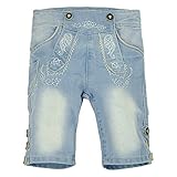 Bondi Jeansbermuda BONDI Trachten Jeansbermuda, Blue Denim 134 Lederhosen Rebel Artikel-Nr.29950
