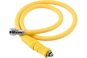 Poggapp Scuba Diving BCD Medium Pressure Hose Scuba Diving Regulator for 2Nd Gauge Breathing Regulator