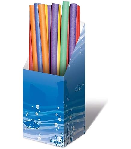ACAN Tradineur - Pack de 4 Churros para Natación - Flotador de Espuma, Palo Flotador, Tubo Espuma para Piscina, Espagueti de Espuma - 6,5 x 150 cm - Color Rosa
