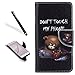 Produktbild Huawei Nova Hülle,Huawei Nova Brieftasche,Leeook Funny Braun Sägen Bär Don't Touch My Phone Design Painting Muster Schutzhülle Flip Cover Tasche Tasche Handyhülle Schutz Hüllen im Bookstyle Ledertasche mit Stand Funktion Kartenfächer Magnetverschluss Magnet Etui Schale Schutzhüllen für Huawei Nova + 1 x Schwarz Eingabestift-Brown Saws Bear