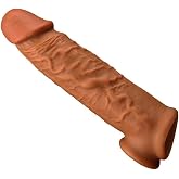 Lolita Shop Penis Dokusunda 3,5 Cm Uzatmalı Testis Destekli Ultra Yumuşak Penis Kılıfı