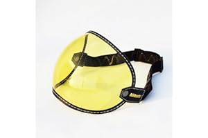 ‎MJMOTO Universal Motorrad-Helmvisier, 3/4 Offenes Gesicht, Bubble Windschutzscheibe, Vintage-Stil