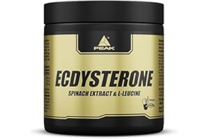 ‎PEAK PEAK Ecdysteron - 120 Kapseln I 30 Portionen I 100mg Beta Ecdysteron pro Portion I Spinatextrakt I pflanzliches Steroidhormon I mit L-Leucin