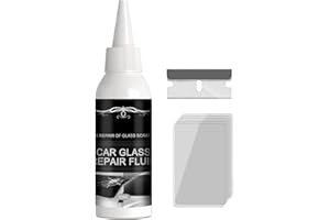 BAVOKON 50ml Auto Windschutzscheiben Reparaturset Werkzeug,Autoglas-Reparaturflüssigkeit,Auto Windshield Repair Kit,Windschutzscheiben Reparaturset WerkzeugGlas Reparatur Flüssigkeit Für Glasrisse Geeignet