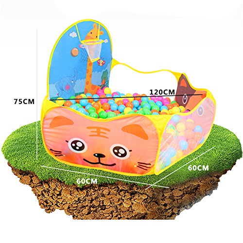 Chendongdong Children Play Tents Playpens Tents Toddler Sensory Ball Pit Play House Outdoors 120*70/30CM (not include balls)