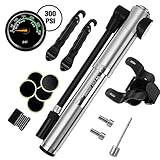 ❤Multifunktions-Handradpumpe - Sie können sie für Mountainbikes, Rennräder, Hybridreifen, Basketball und mehr verwenden.