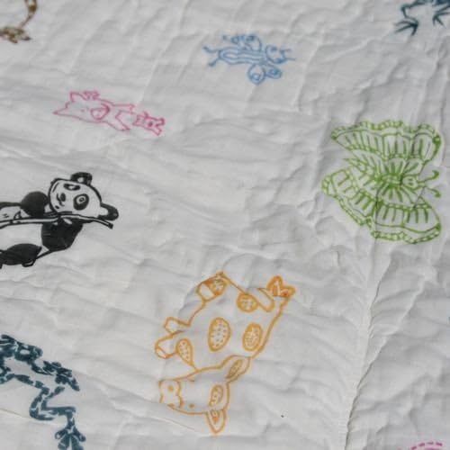 Natural quilts Animal World Regular Quillow, White