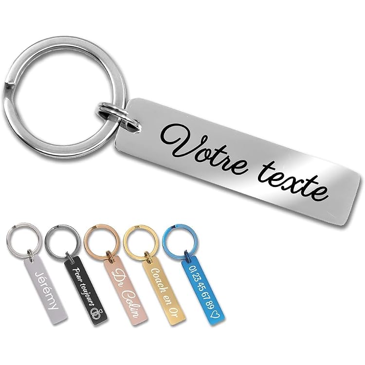 Porte-clés Métal âne Bronze - Cadeau Original Pour Homme, Femme, Enfant - Pochette Velours Incluse - 3