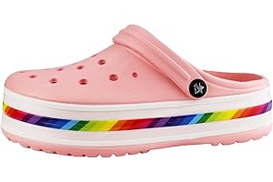 FUREINSTORE Clogs for Kids, Mules Beach Sandals Breathable Non-Slip Pool Garden Shoes Children Unisex