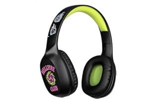 Konix Stranger Things Auriculares supraaurales inalámbricos Bluetooth 5.3 PC, Smartphones y tabletas - Micrófono - Autonomía 30 h - Negro y Amarillo