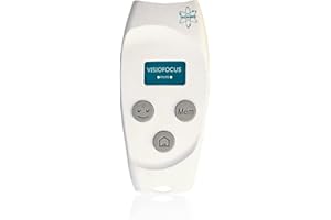 TECNIMED - VisioFocus MINI 06700 - Termometro medicale infrarosso per la misurazione a distanza la temperatura - Proietta la temperatura sulla fronte - Per bambini e adulti - Made in Italy