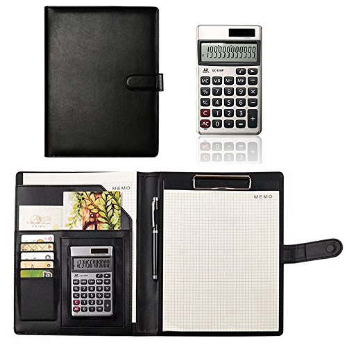 Oficina Negocio B5 Carpeta para Conferencia Cuadernos Documentos Clip Piel Universidad Papeler a Personal Portafolios Organizador Tarjeta Notebook con Calculadora Negra reviews Oficina Negocio B5 Carpeta para Conferencia Cuadernos Documentos Clip Piel Universidad Papeler a Personal Portafolios Organizador Tarjeta Notebook con Calculadora Negra