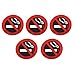 Produktbild Oce180anYLV No Smoking Warning Aufkleber Auto Aufkleber Einfach zu Stick Removable - Red Zigarettenkopf
