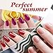 Perfect Summer 6pcs UV Led Gel Nail Polish Soak Off Semi-permanent Varnish Multi- Color Beauty kits 10ml Collection