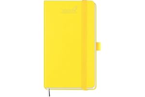 BEZEND Agenda de Poche 2023 2024 Couverture Rigide [Citron] Agenda Scolaire 2023 2024 Semainier A6 | 17 Mois D'août.'23 à déc.'24 | Petit Format 15,5 x 9 cm