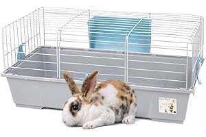 GarPet Kaninchenkäfig innen Indoor Hasenkäfig Meerschweinchen Käfig Hasenstall Kaninchenstall Nagerkäfig