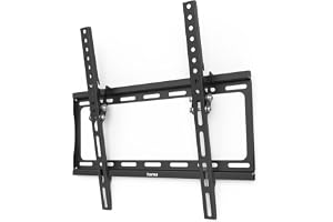 Hama TV-väggfäste lutbar (32 – 65 tums TV-hållare för TV upp till 35 kg, max. VESA 400 x 400, lutbar TV-väggfäste inklusive f