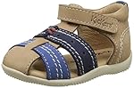 Kickers Bigbazar, Sandales Bébé Garçon, Beige (Beige Marine Bleu), 20 EU