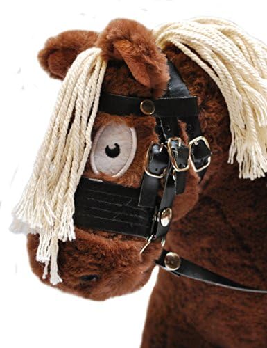 Crafty Ponies black leatherette bridle with educational booklet.