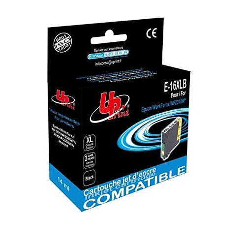 5 x EPSON - T1631/ T1621 - NOIR - Grande Capacité - Economique - QUALITE équivalente à la cartouche d'origine - Garanties et Assistance - Le Meilleur rapport Qualité/Prix - Expédié depuis la FRANCE