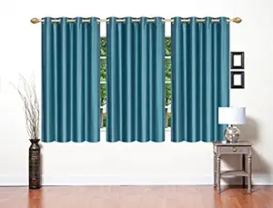 Saawaan Designer Polyester Kolaveri Door Curtain, 4 x 7ft(Maroon, VS7KD262) - Set of 2