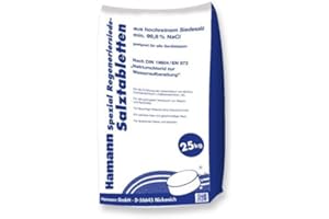 HAMANN MERCATUS GMBH Hamann Salztabletten 25 kg - Wasseraufbereitung Wasserenthärter - Hochwertig & für alle Gerätetypen geeignet