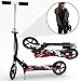Produktbild Kinetic Sports Scooter Cityroller Kinderroller Tretroller Klappbar 205 mm XXL Räder in Schwarz