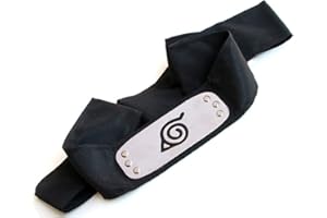 MULTICULTURE Ninja - Fascia per Capelli Konoha Anime Manga Cosplay
