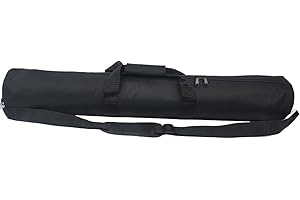BLISSFULABODE 40–120 cm Stativ-Ständer, Reise-Tragetasche für Mikrofon, Fotografie, wasserdicht, kompakt, tragbar, Reise-Tragetasche (65 cm)