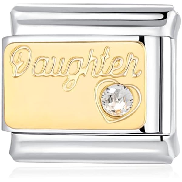 Charm Per Braccialetto Nomination - In Acciaio Inox Con Zirconi, Modulo 9mm - Foto 2