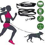 ✅ HANDS FREE - Die Hundeleine wird mit dem Bauchgurt um die Hüfte gelegt, so dass Sie die Hände frei haben.