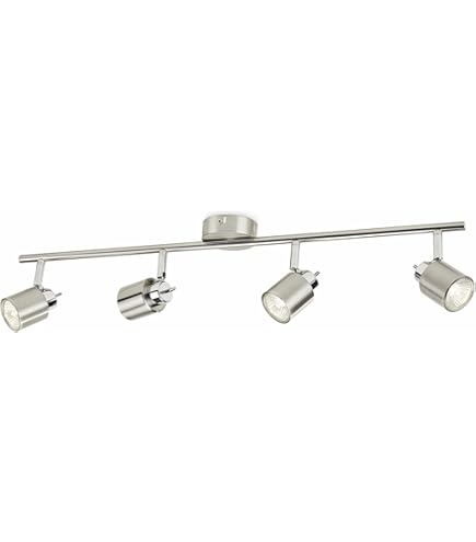 Philips Meranti Lampada A Soffitto Con 3 Faretti In Metallo Cromato - Luce Calda Non Regolabile, Senza Lampadine - 6