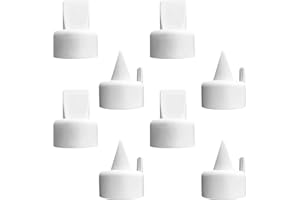 MILKFLOW 10 Count Duckbill Valves for Spectra S1 S2 9 Plus Synergy Gold & Medela Pumps, Replacement Duckbill Valve Parts with Same Suction as Original (10-Pack)