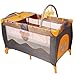 Baby Bed Travel Cot (Grey/Orange) Portable Child Furniture with Toys 0-36 months