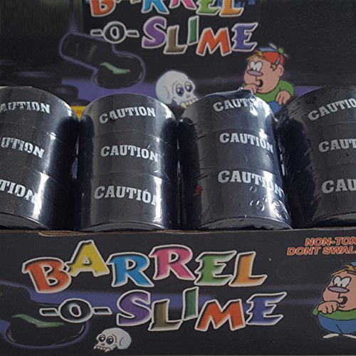 Schleim Dose Glibber Öl Tonne XL 7cm Schwarz Mitgebsel Geburtstag