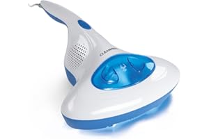 DS PRODUKTE CLEANmaxx Milben-Handstaubsauger | Antimilben-Sauger mit UV-C-Licht | Reinigung und Desinfizierung in einem Schritt | inkl. HEPA Filter [Blau]