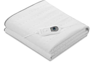 ‎MEDISANA medisana HU 666 Wärmeunterbett, Elektrische Wärmedecke, 150 x 80 cm, Heizdecke inkl. 3 Temperaturstufen, Mit Sicherheitssystem, Abschaltautomatik, Waschbar bei 30⁰